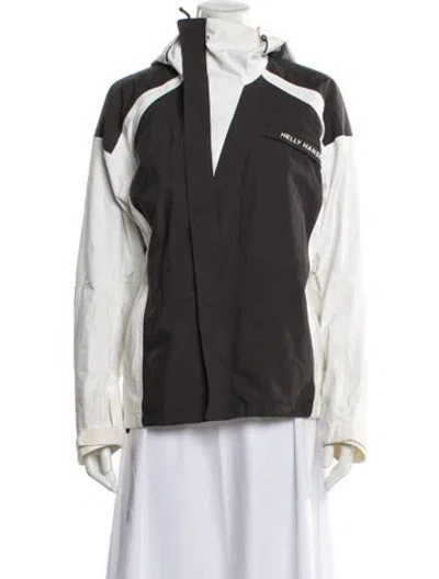 Pre-owned Helly Hansen Jacket In Gray