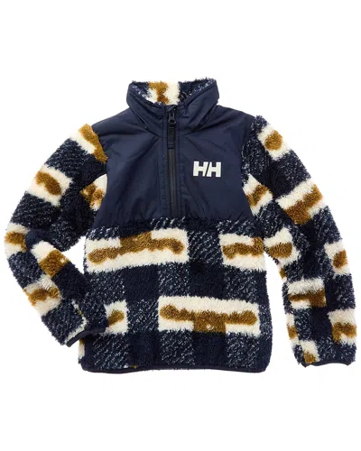Helly Hansen Kids' K Champ 1/2-zip Midlayer Fleece In Blue