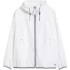 Helly Hansen Koster Waterproof Hooded Rain Jacket In 001 White