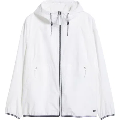 Helly Hansen Koster Waterproof Hooded Rain Jacket In 001 White