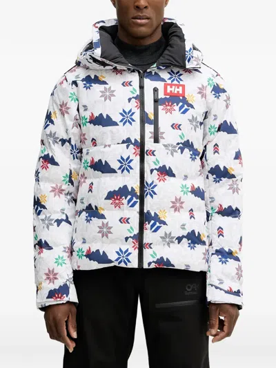 Helly Hansen Kvitfjell Floral Print Jacket In Multi