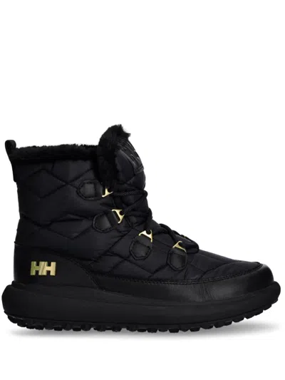 Helly Hansen Lace-up Snow Boots In Black
