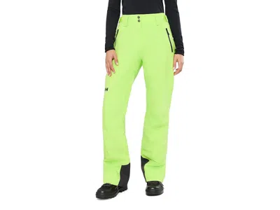 Helly Hansen Legendary Insulated Pants Women's Outerwear Luminous Green: Lg 32, Polyester/mesh