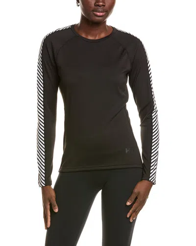 Helly Hansen Lifa Active Stripe Shirt In Black
