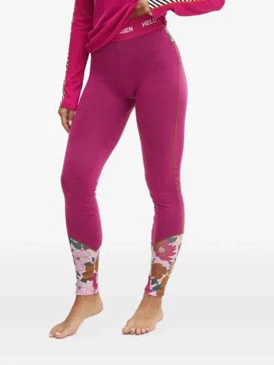 Helly Hansen Lifa Leggings Im Layering-look In Pink