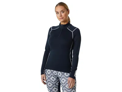 Helly Hansen Lifa Merino Midweight 1/2 Zip In Blue