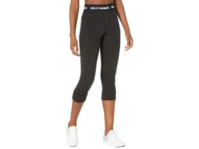 Helly Hansen Lifa Merino Midweight 3/4 Pants In Black