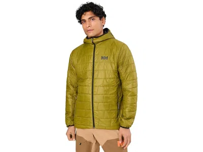Helly Hansen Lifaloft Hooded Insulator Men's Jacket Olive: Lg, Polyamide