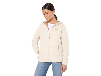 Helly Hansen Lifaloft Hooded Insulator Women's Jacket Cream: Lg, Polyamide In Neutral