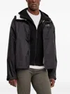 Helly Hansen Logo-detail Zip-up Hooded Sweater In Black