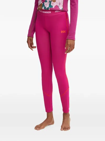 Helly Hansen Logo Leggings In Pink