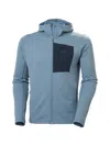 Helly Hansen 로고 디테일 후드 집업 In Blue