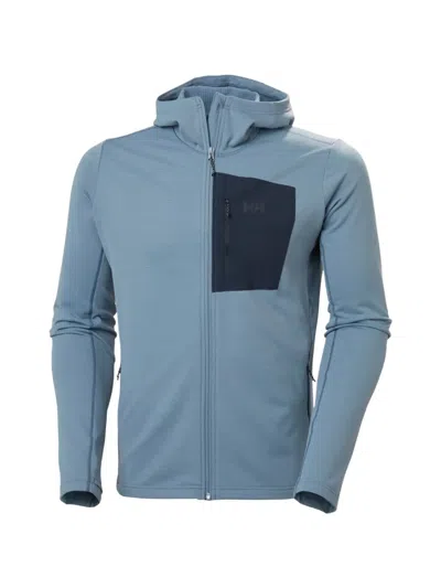 Helly Hansen 로고 디테일 후드 집업 In Blue