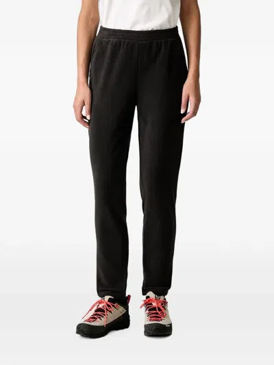 Helly Hansen Logo-embroidered Fleece Track Pants In Black