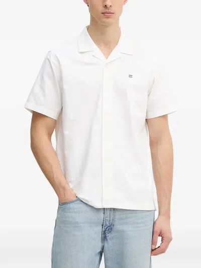 Helly Hansen Logo-embroidered Short-sleeve Shirt In White