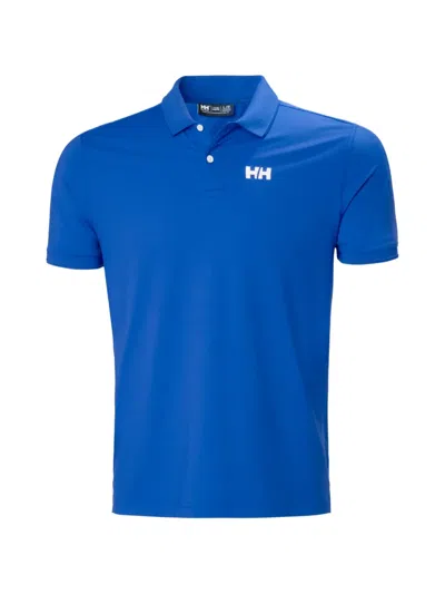 Helly Hansen Logo-print Polo Shirt In Blue