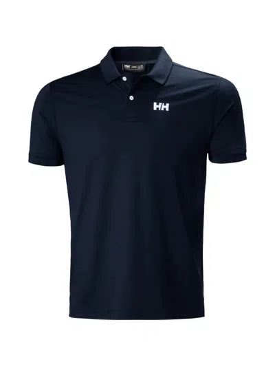 Helly Hansen Logo-print Polo Shirt In Blue