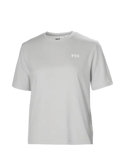 Helly Hansen Logo-print T-shirt In Grey