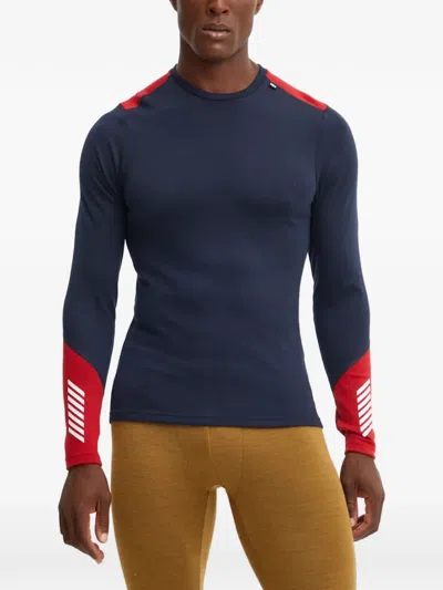 Helly Hansen Logo-tag Long-sleeve Top In Black