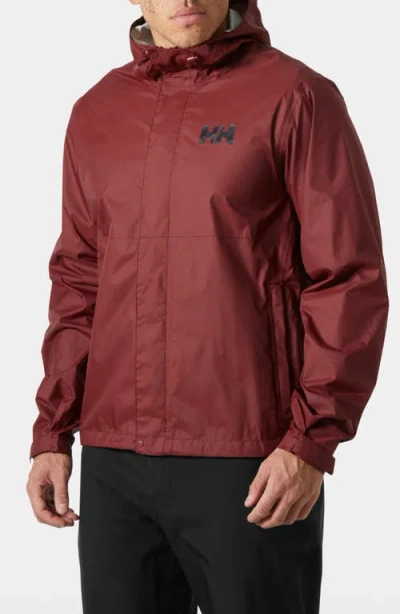 Helly Hansen Loke 2.0 Waterproof Packable Jacket In Brown