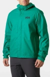 Helly Hansen Loke 2.0 Waterproof Packable Jacket In Green