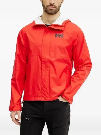 Helly Hansen Loke Hooded Jacket In Red