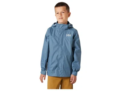 Helly Hansen Loke Jacket (big Kid) Kid's Coat Washed Navy : 10 Big Kid, Polyamide In Blue