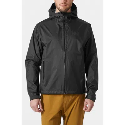 Helly Hansen Loke Terra Waterproof Hooded Jacket In Black