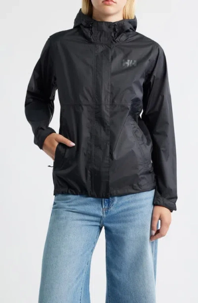 Helly Hansen Loke Windproof Waterproof Hooded Jacket In Black