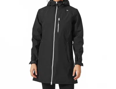 Helly Hansen Long Belfast Jacket In Black