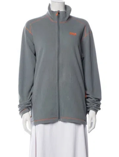 Pre-owned Helly Hansen Long Sleeve Sweatshirt In Grey