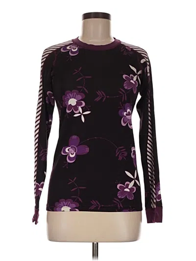 Pre-owned Helly Hansen Long Sleeve T-shirt In Purple
