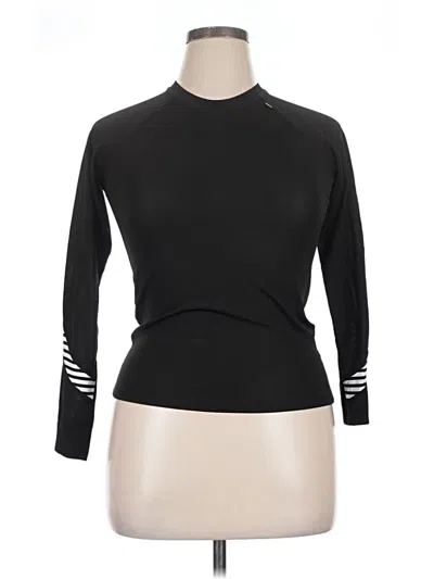 Pre-owned Helly Hansen Long Sleeve Turtleneck In Black
