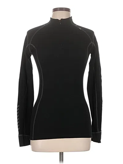 Pre-owned Helly Hansen Long Sleeve Turtleneck In Black
