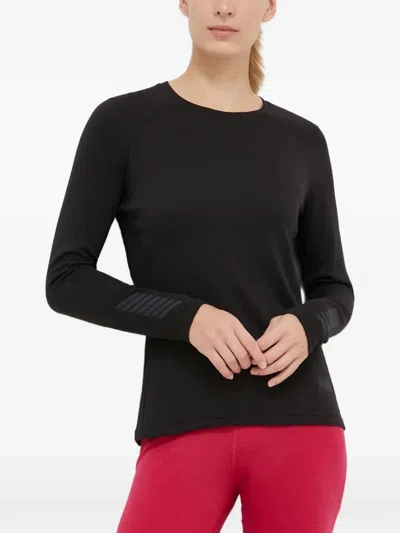 Helly Hansen Long-sleeves T-shirt In Black
