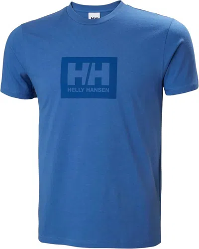 Helly Hansen Men's Box T Shirt In Ultra Blue