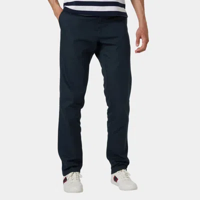 Helly Hansen Men's Dock Chinos Pants In Navy In Blue