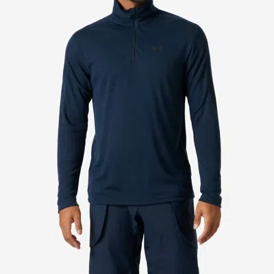 Helly Hansen Men's Half Zip Top In Navy In Blue