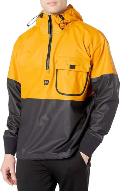 Helly Hansen Men's Roan Anorak Jacket In Ochre Charcoal In Multi