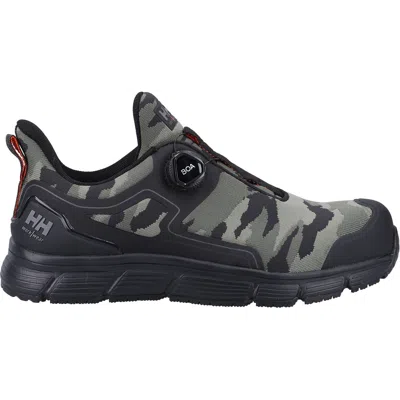 Pre-owned Helly Hansen Men's Sneaker Kensing Low Boa S3 Safety Trainer In Camo