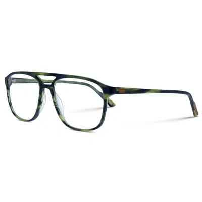 Helly Hansen Men' Spectacle Frame  Hh1042 55c02 Gbby2 In Green