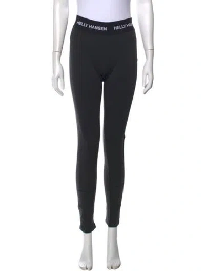 Pre-owned Helly Hansen Merino Wool Ski Pants In Black