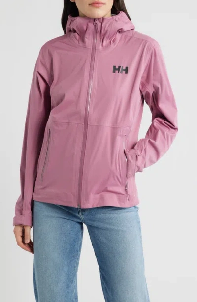 Helly Hansen Momentum 3-layer Waterproof Hooded Jacket In Pink