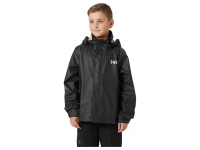 Helly Hansen Moss Jacket (big Kid) Kid's Coat Black : 14 Big Kid, Polyester