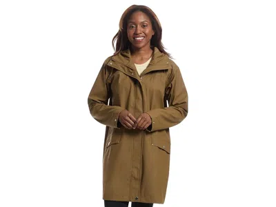 Helly Hansen Moss Rain Coat In Brown