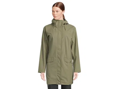 Helly Hansen Moss Raincoat In Green