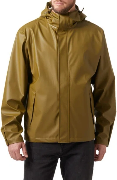 Helly Hansen Moss Waterproof Rain Jacket In Brown