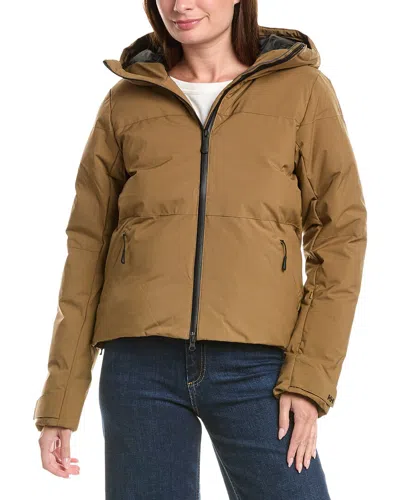 Helly Hansen Nora Short Puffy Jacket In Brown