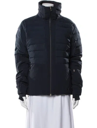 Pre-owned Helly Hansen Nylon Down Coat In Blue
