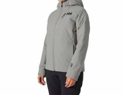 Helly Hansen Odin Stretch Hood Insulator 2.0 Jacket In Terrazzo In Gray